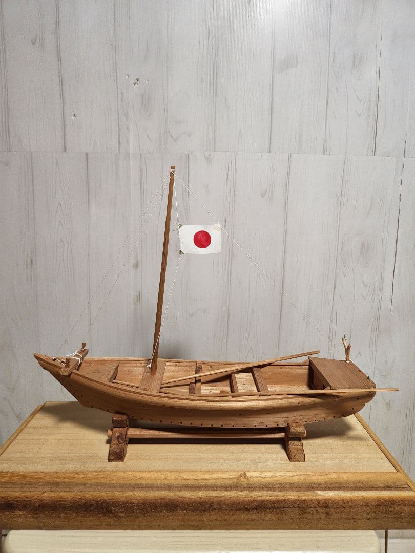 大工 手作り 木製模型船 ケース付き 世界に一つ　プロによる安心梱包発送‼️
