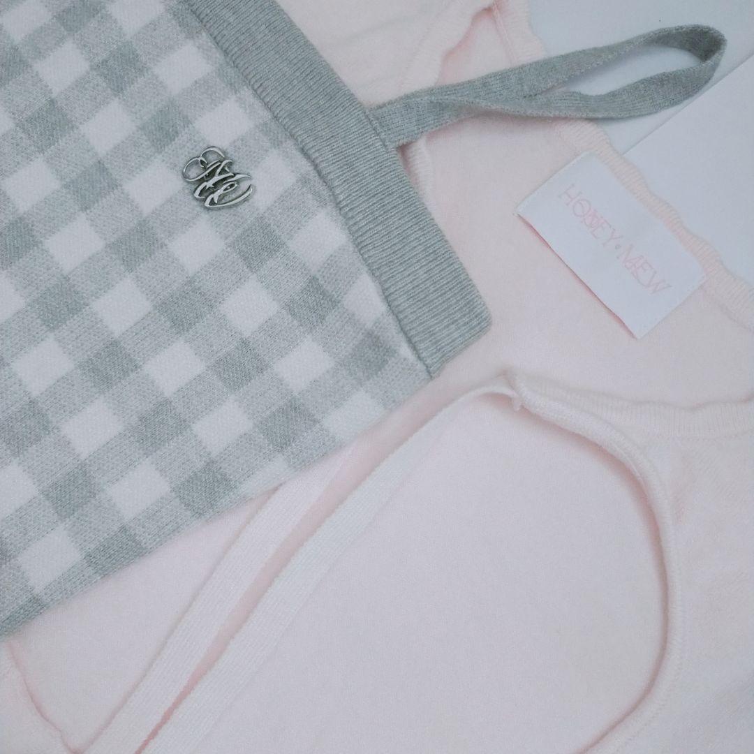 HONEY MEW ギンガムアンサンブルトップス ハニーミュウ