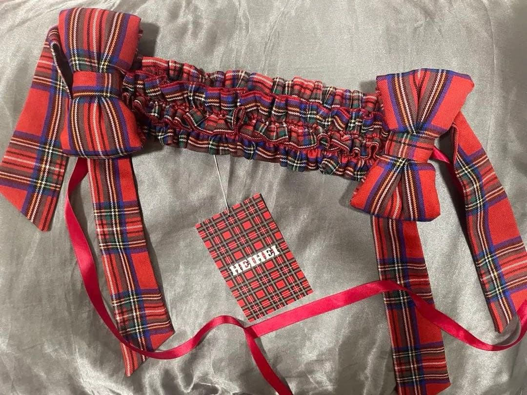 HEIHEI　パフンリボンヘッドドレス　レッド