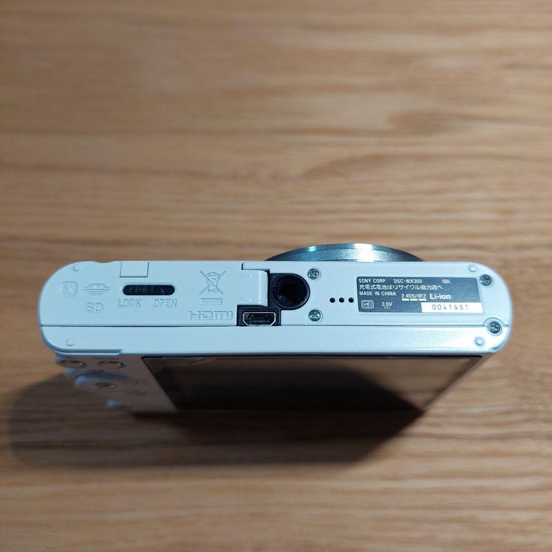 【動作未確認】SONY DSC-WX300 デジカメ ホワイト