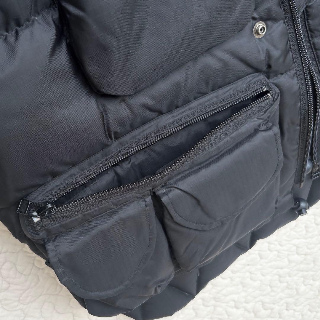 VAN Jacket / マルチポケットタクティカルダウンベスト M ブラック