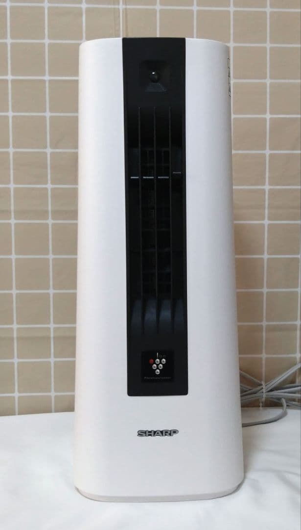 ☆美品☆SHARPプラズマ人感センサーセラミックファンヒーター HX-SS1-W