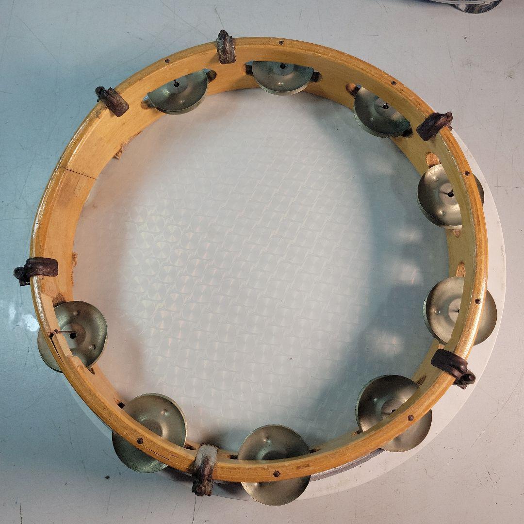 CONTEMPORANEA タンバリン ブラジル国旗デザイン2個セット