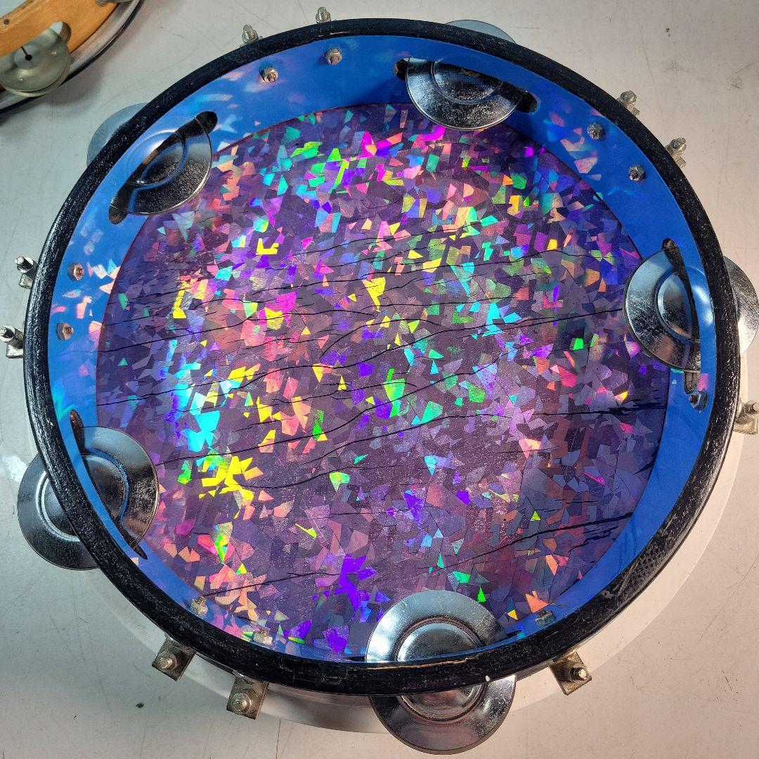 CONTEMPORANEA タンバリン ブラジル国旗デザイン2個セット