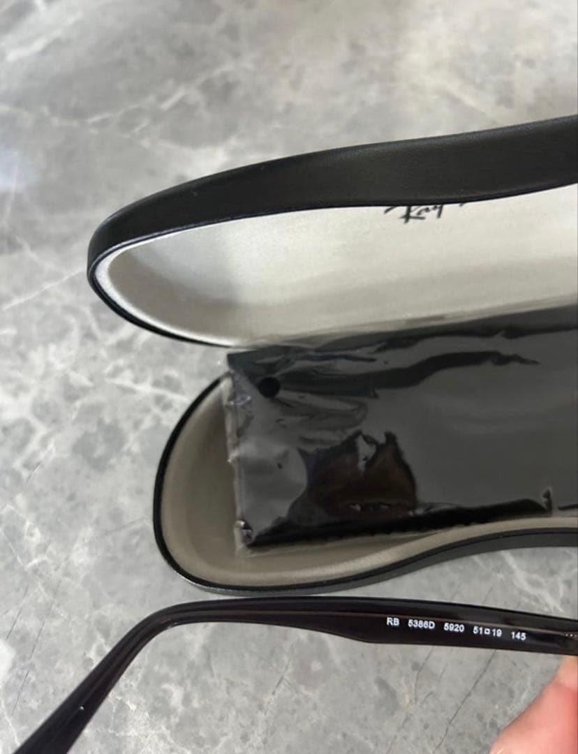 Ray-Ban ラウンドフレームメガネ ケース付き 145mm