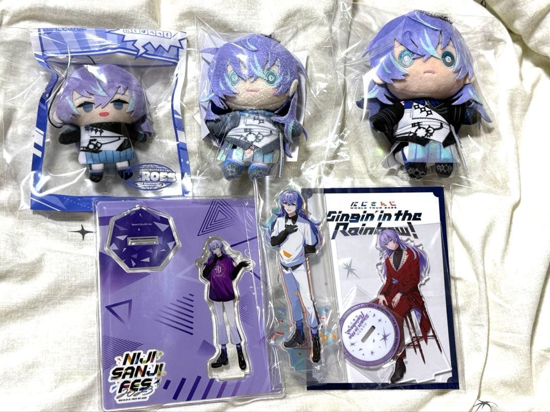 星導ショウ　にじぬいシリーズ3点・アクスタ3点・にじこっとA・Bセット