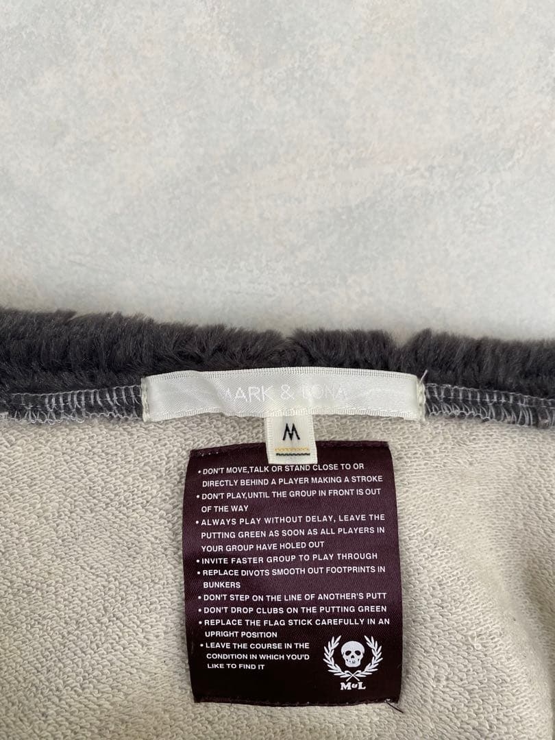 MARK&LONA パーカー M 総柄 レディース マークアンドロナ ゴルフ
