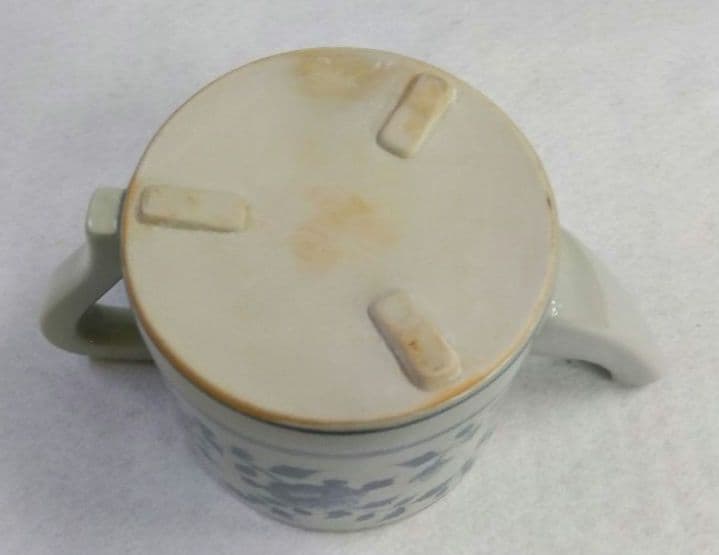 茶道具 水次 水注 片口 古伊万里写 花唐草 利祥 波佐見焼 利左エ門