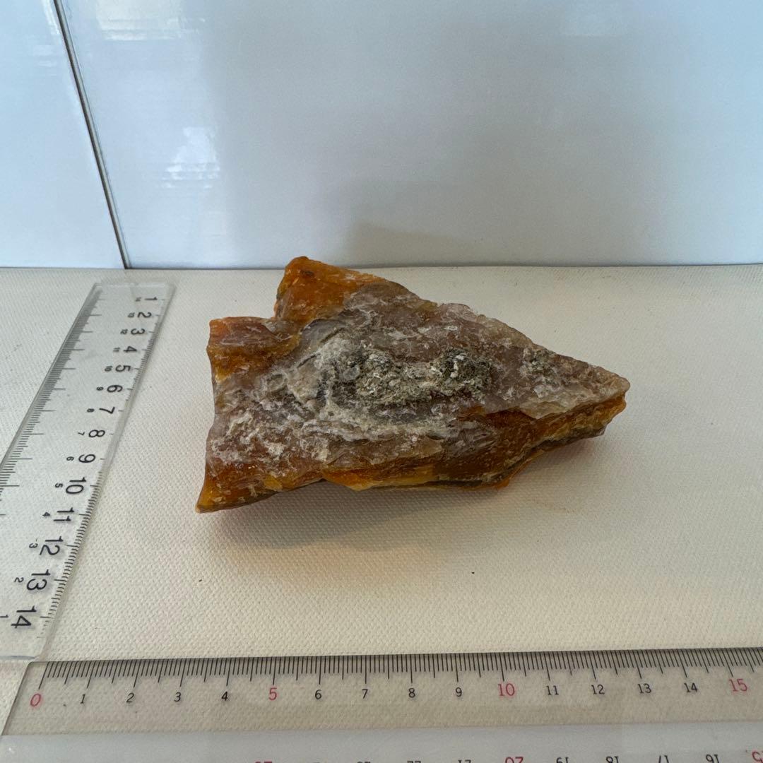 松田　2点　北海道石　然別オパール　蛍光オパール324g、84g