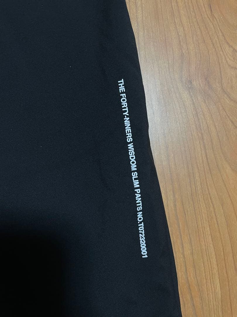 定価3.6万　TFW49 パンツ　ブラック　S ゴルフ junhashimoto