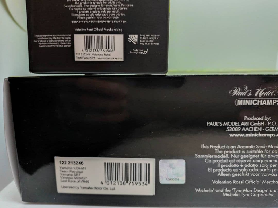 1/12 VR46 バレンティーノ・ロッシ フィギュアとバイクセット