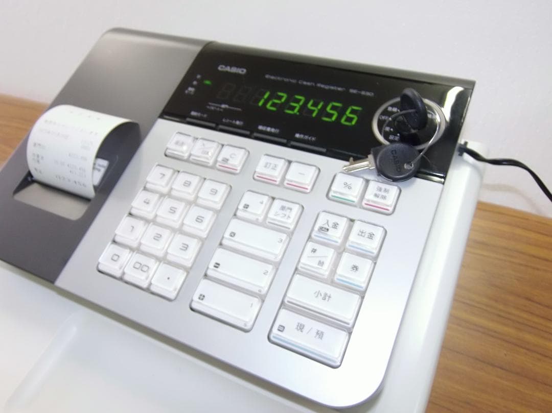 CASIO SE-S30-SRL 電子レジスター 250528