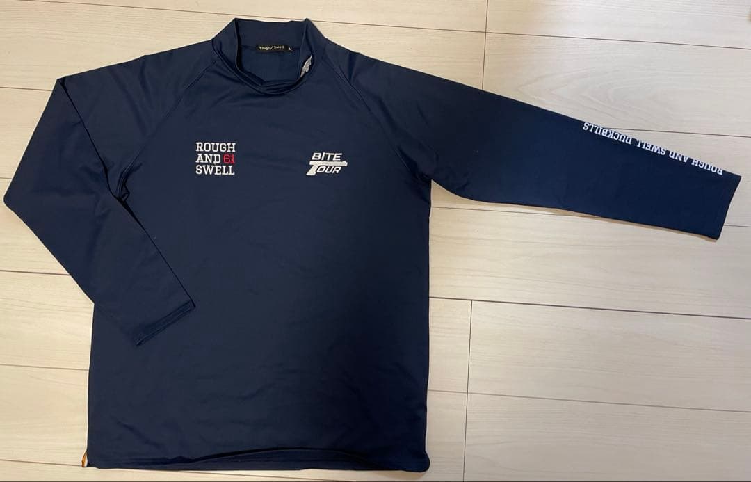 rough & swell モックネック　長袖シャツ