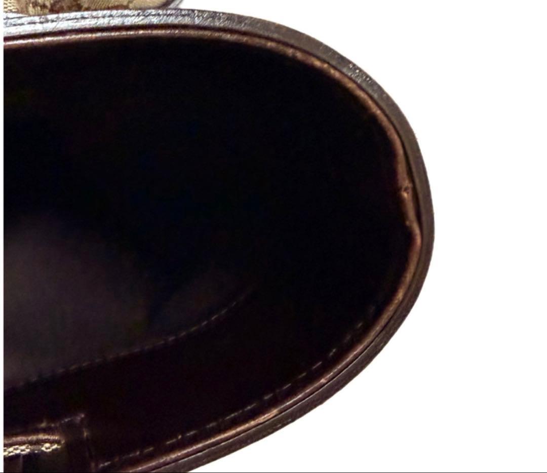 GUCCI グッチ 保存袋付 GGキャンバス ショルダーバッグ トートバッグ