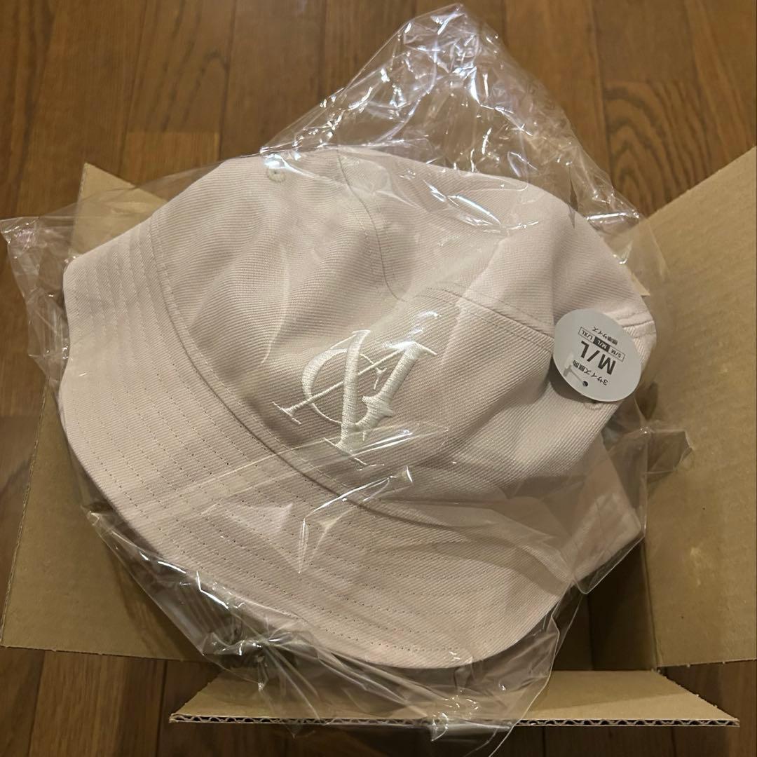 ミセスxスニダン ニューエラBUCKET01 MGA LOGO HAT ベージュ