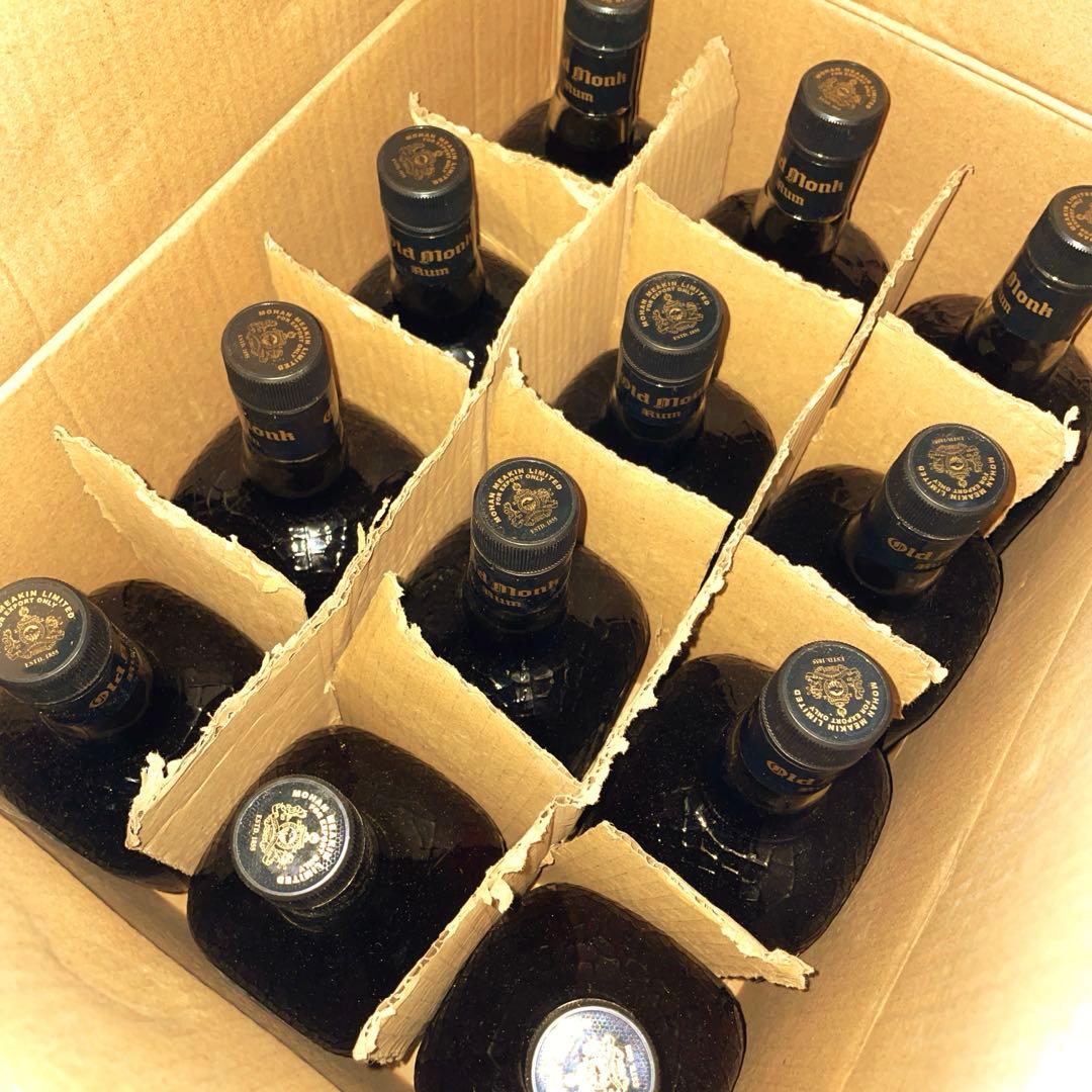 【12本ケース販売】オールドモンク 7年 750ml ラム酒（未開栓）