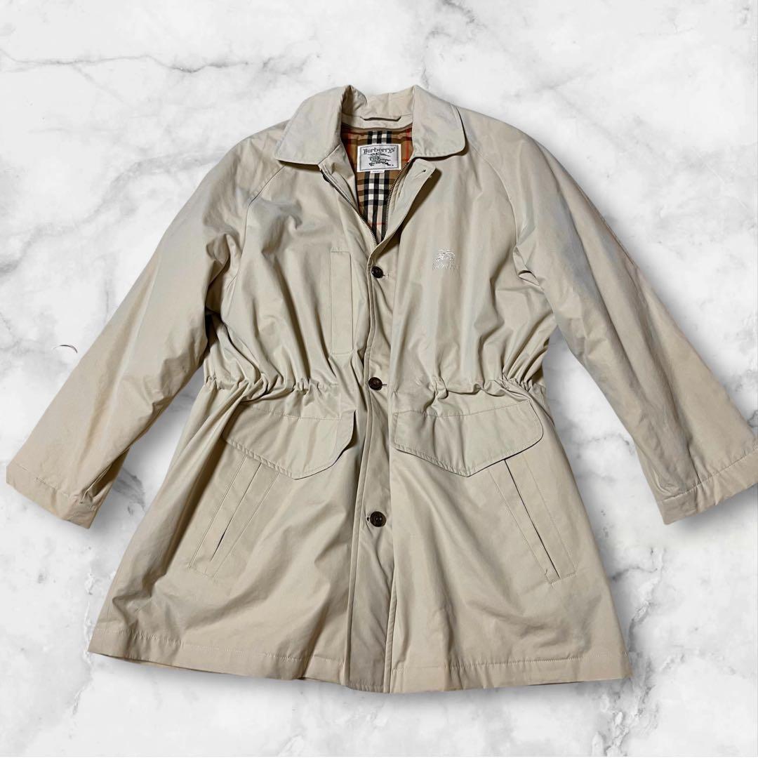 【美品】バーバリー　モッズコート　2way ノバチェック　ライナー付　　Mサイズ