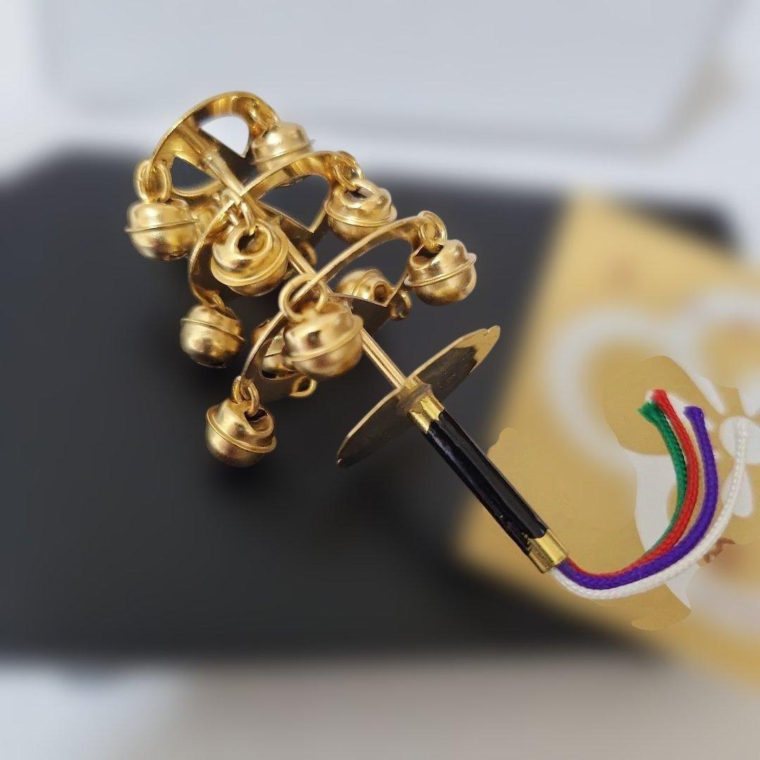 人形 かんざし 神鈴　台座付き 京都 老舗 田中彌