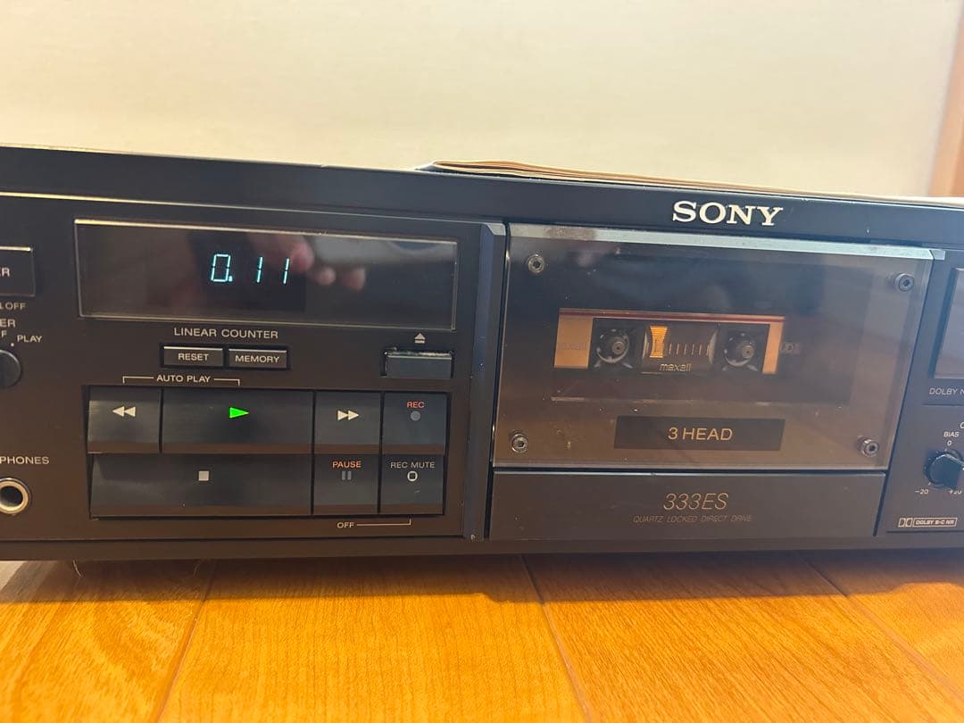 SONY TC-K333ESX カセットデッキ　通電動作確認済み