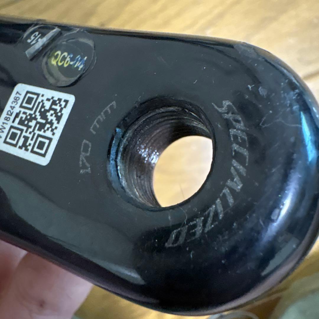 S-WORKS クランクアーム ブラック