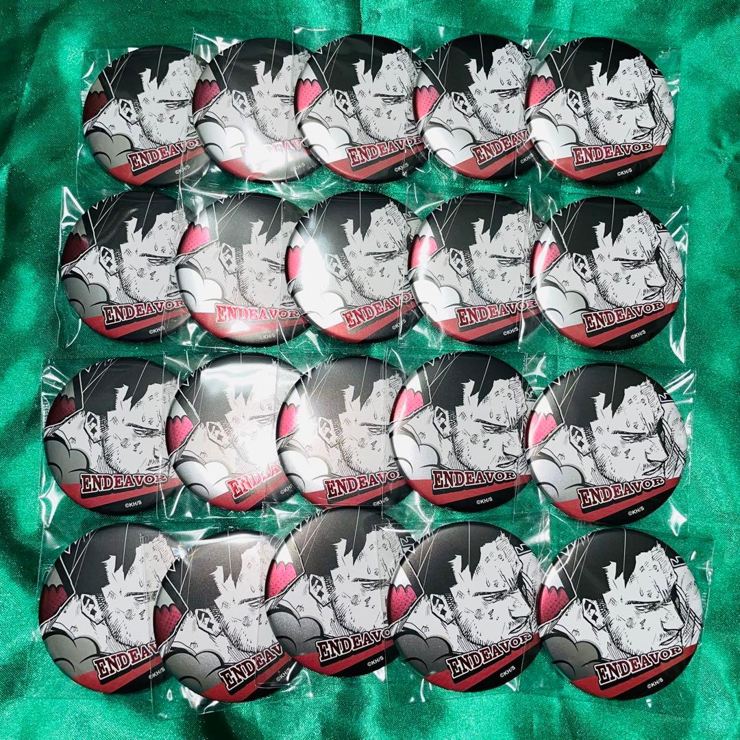 ヒロアカ デコレクション缶バッジ 第2弾 エンデヴァー 20点