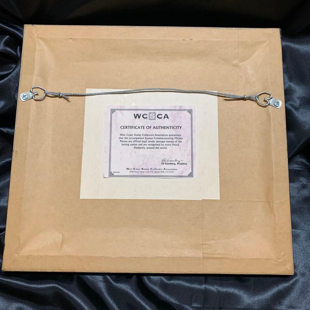 ディズニーキャラクター　記念切手　インテリア
