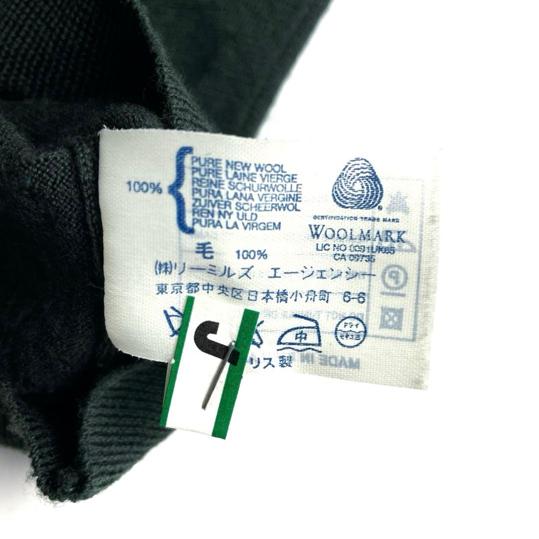 ジョンスメドレー エクストラファインメリノウール タートルネックニット 英国製