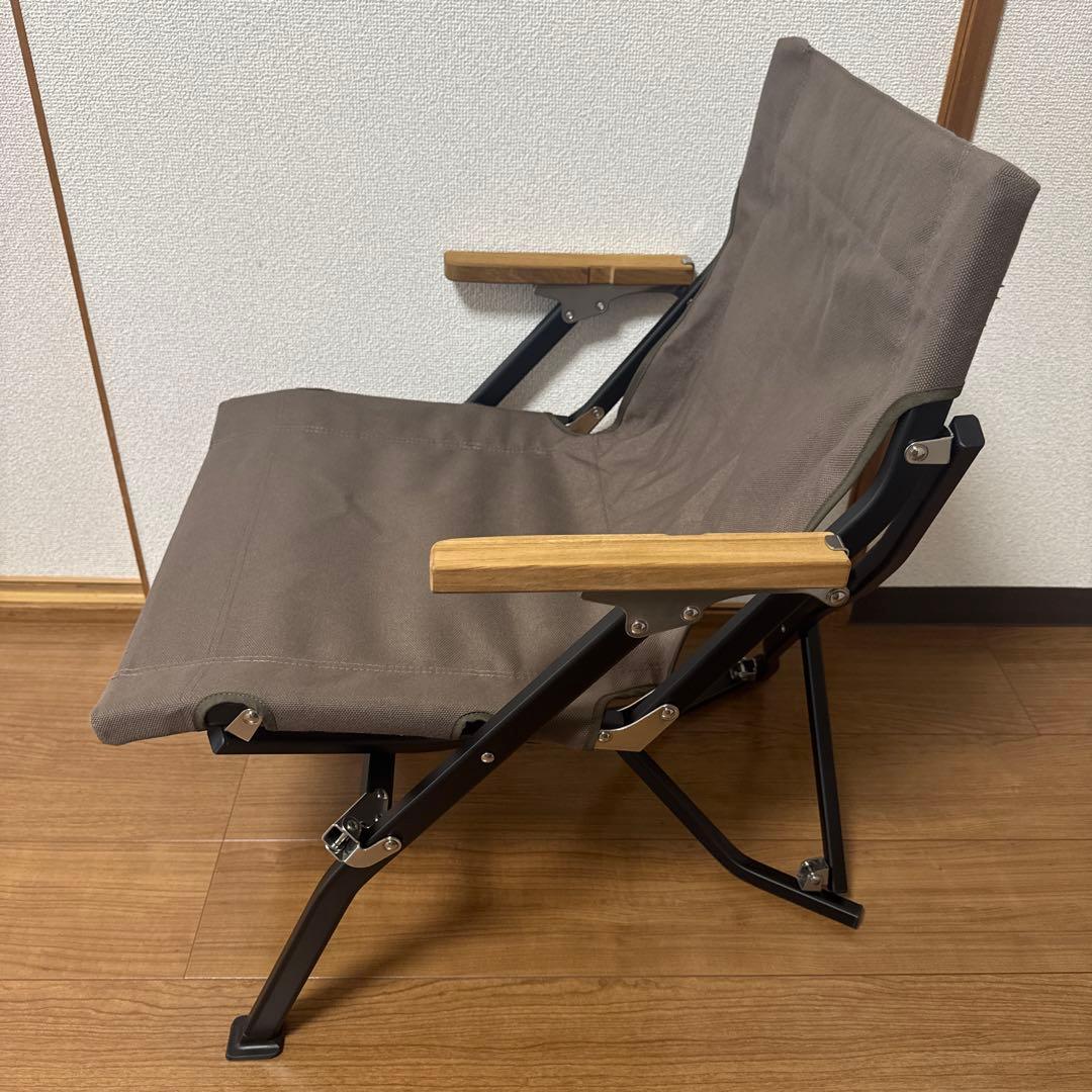 新品未使用　 peak ローチェアショート グレー