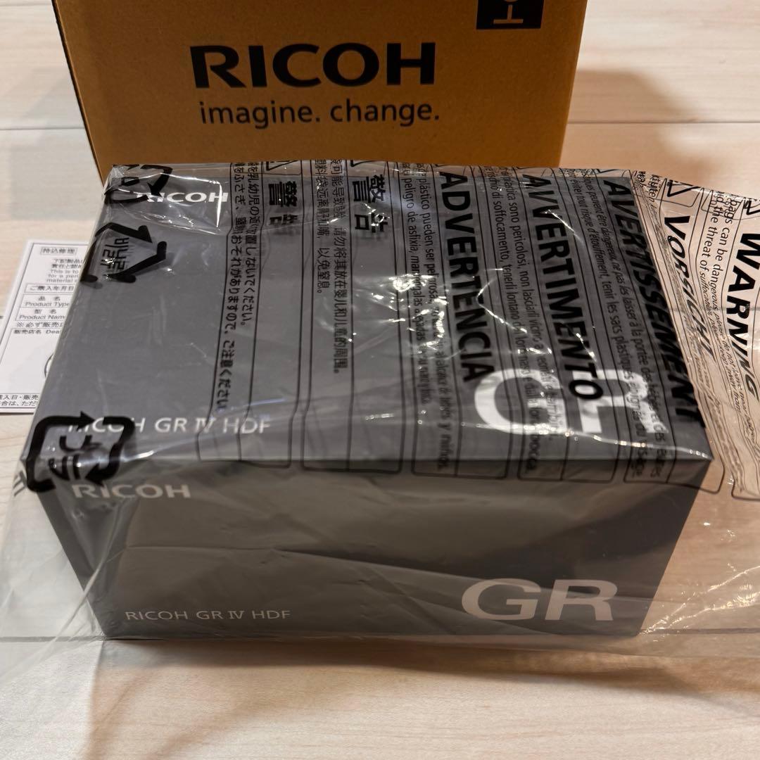 RICOH GR IV HDF 新品未使用品 リコー デジタルカメラ