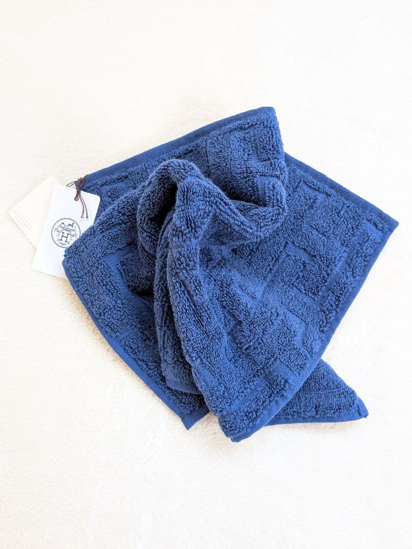 新品・未使用　HERMES エルメス　タオル エルメスブルー　即日発送