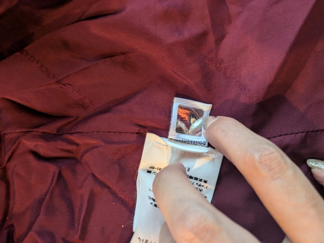 ドルガバジャケットロングヘアラビットファー襟