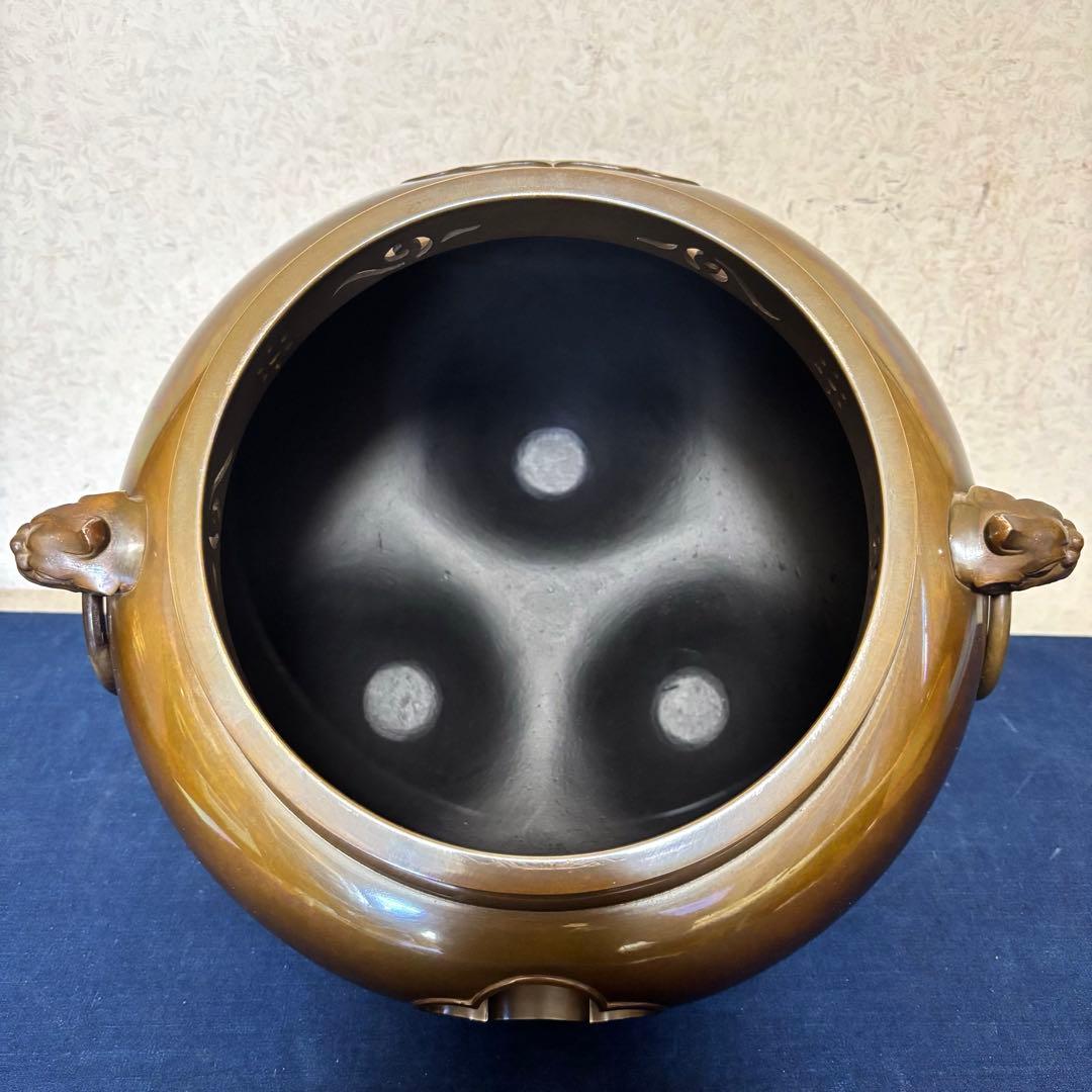 人間国宝敬典造 風炉 電熱器 唐銅鬼面風炉 南鐐撮 野々田製 敷板 底瓦 茶道具