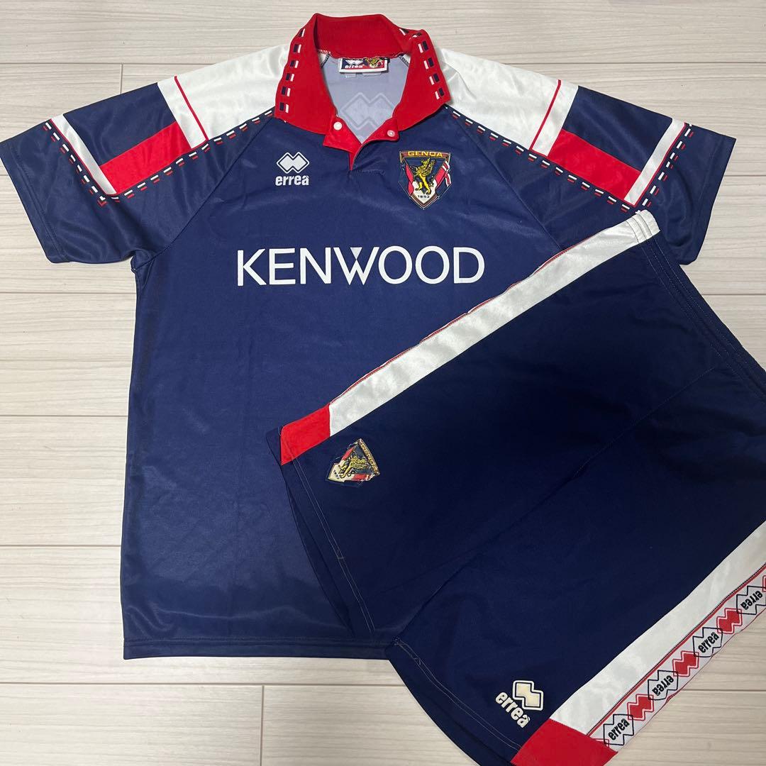 ジェノア　errea KENWOOD サッカーシャツとハーフパンツセット