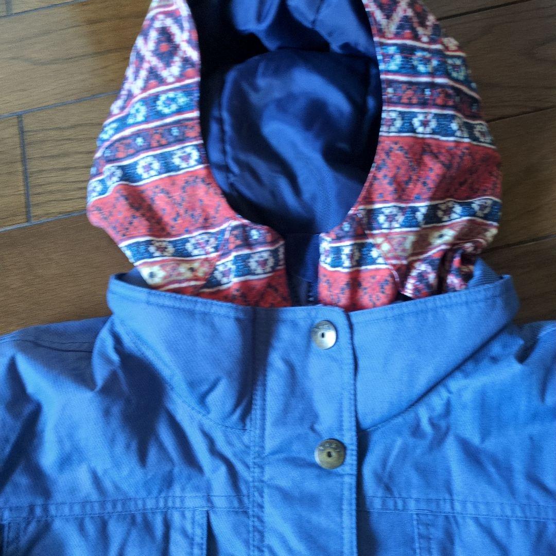 ROXY　スノボウェア　上下セット　デニム風　重ね着風　総柄 幾何学