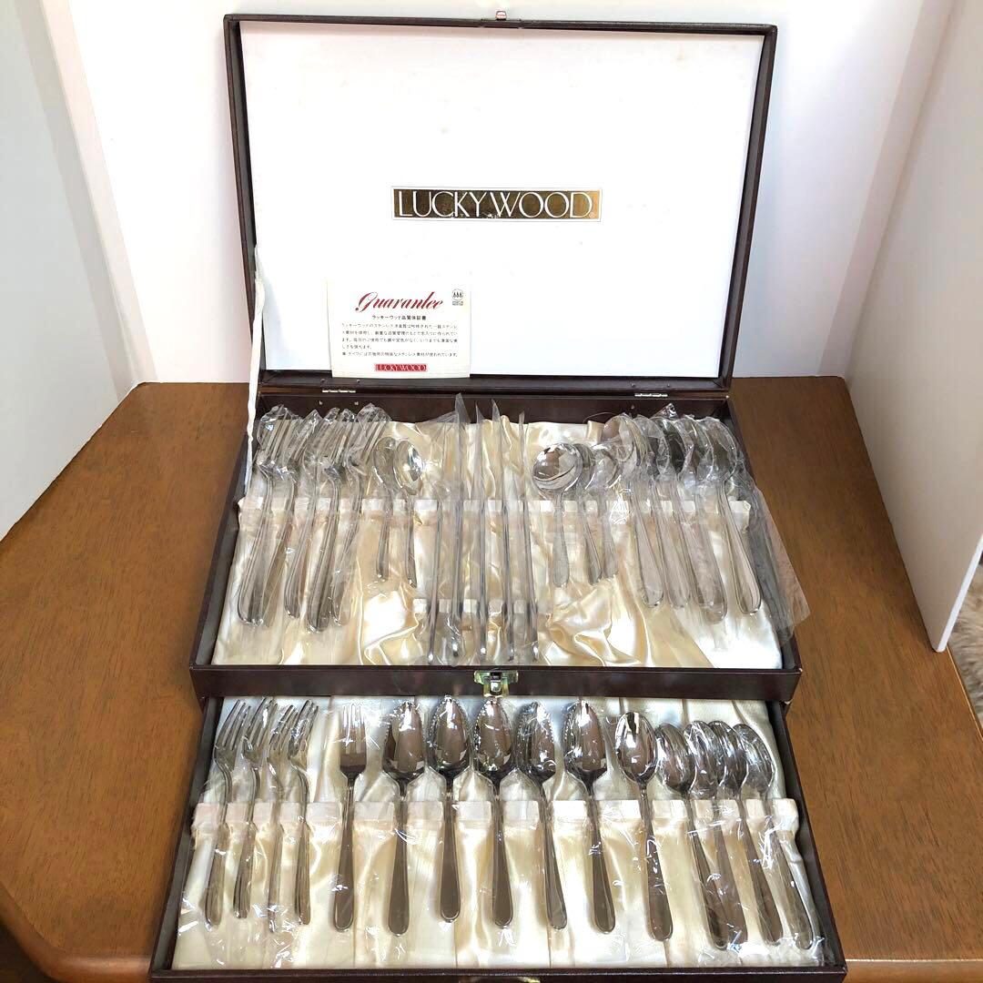 ラッキーウッド　35本　カトラリーセット