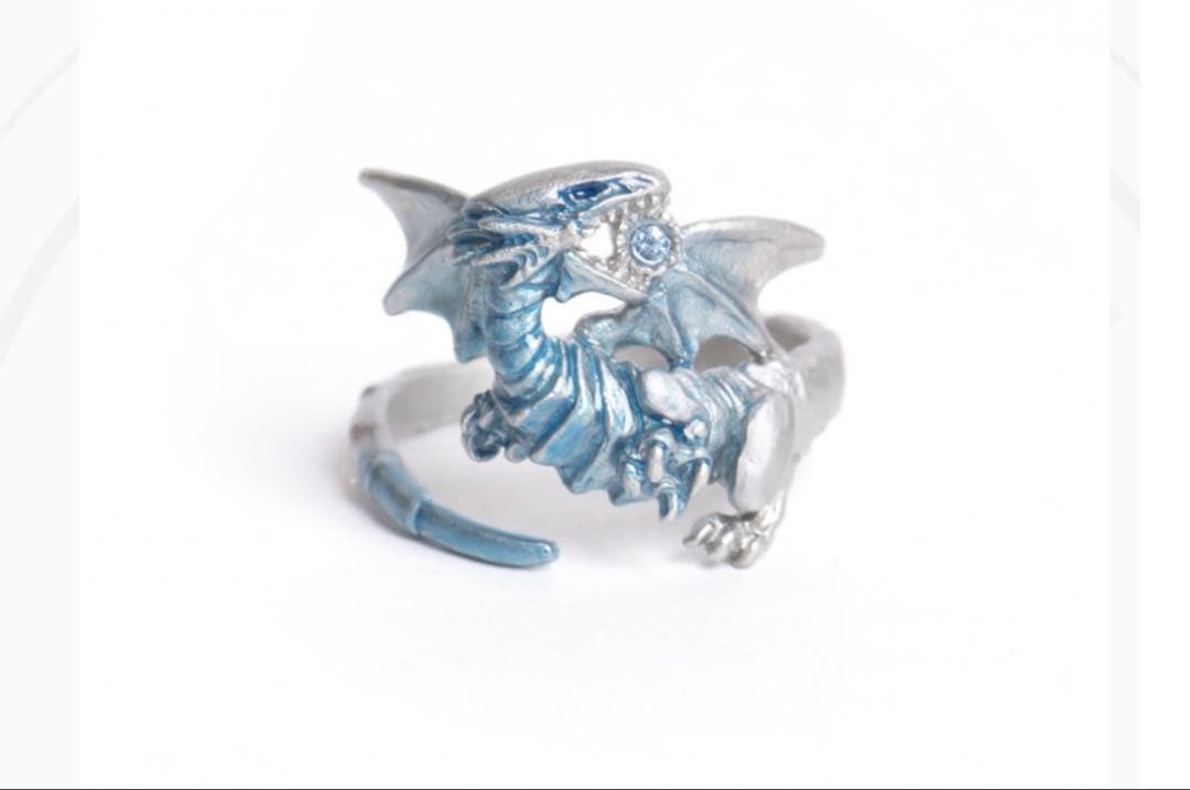 新品 青眼の白龍 リング 指輪 受注生産品　アクセサリー　遊戯王