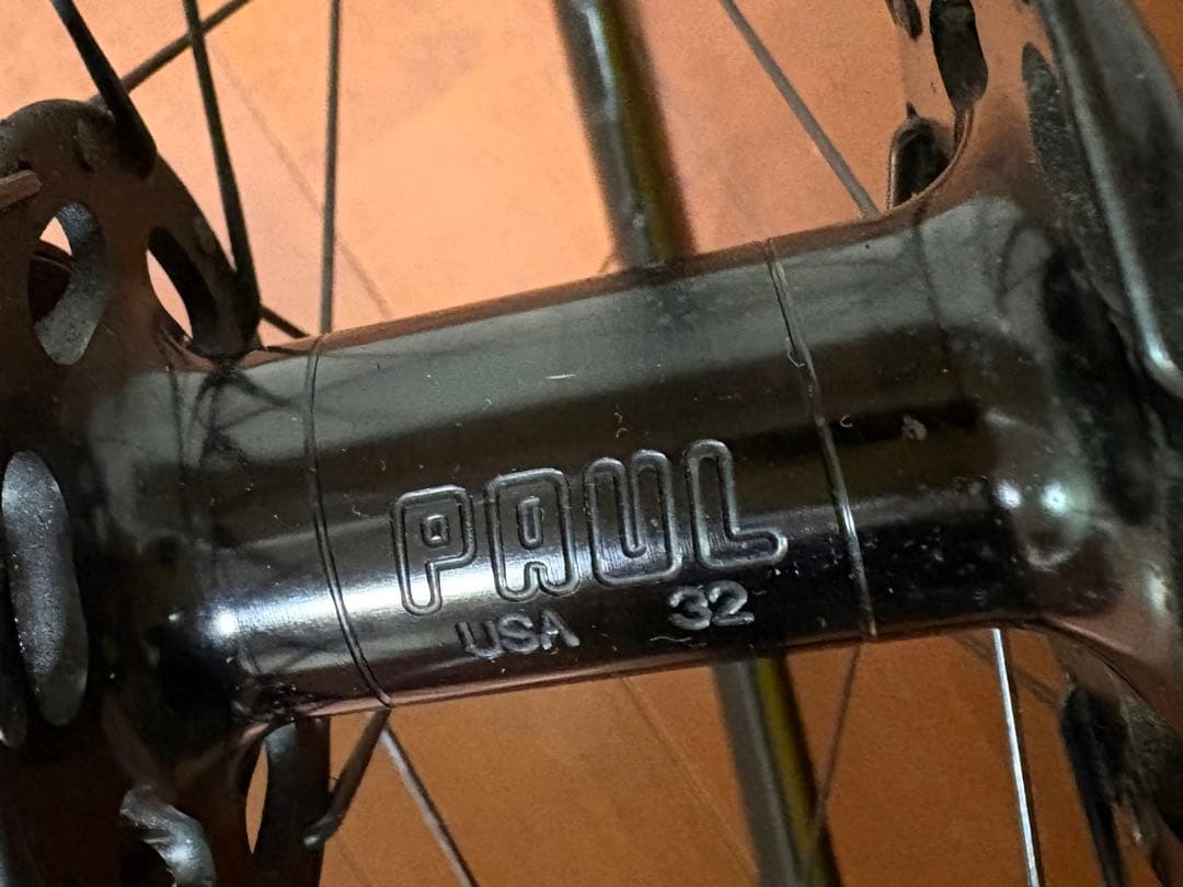 【前後】paul トラックハブ32h 使用ピストホイールセット