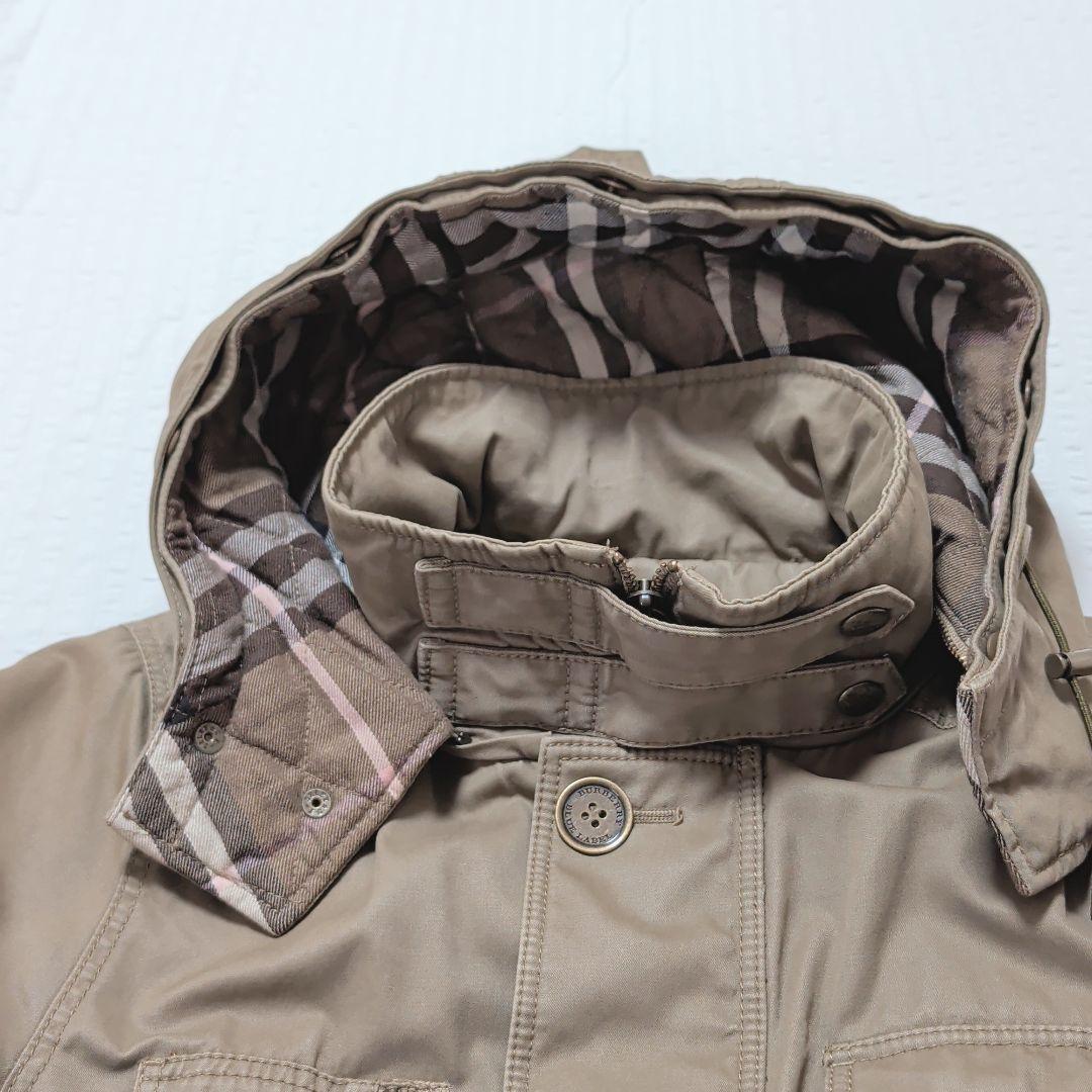 バーバリーブルーレーベル モッズコート ミリタリージャケット 38