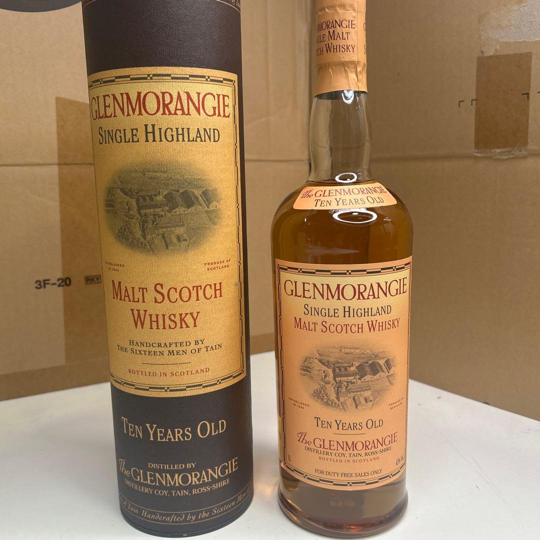 5497【未開栓】グレンモーレンジ10年 1000mL 43度　化粧箱付