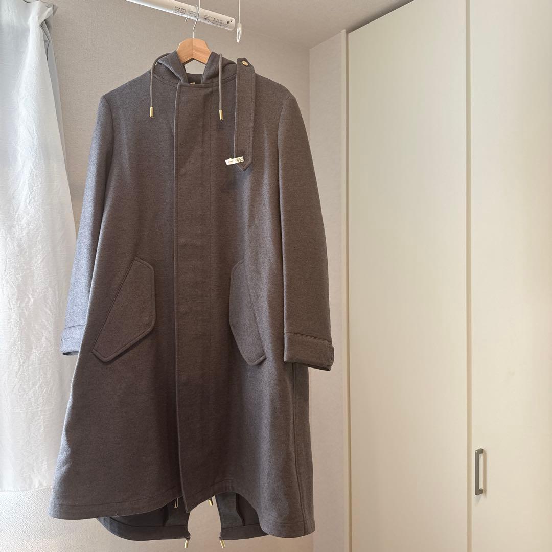 UNITED ARROWS 別注THE RERACSウール ロング モッズコート