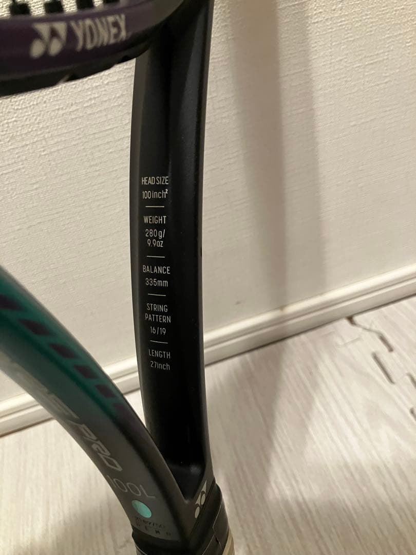 YONEX VCORE pro 100L 280g テニスラケット G1