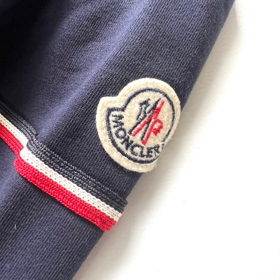 MONCLER モンクレール ジップ　ジャケット　メンズ　ロゴワッペン S 紺