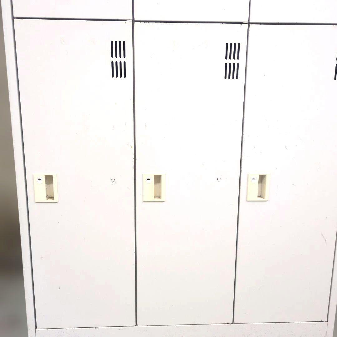 縦型オフィスロッカー 6人用 鍵付4ヵ所