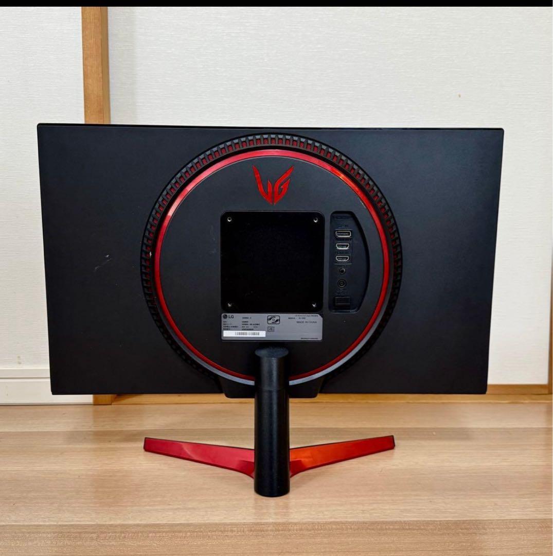 LG 24gn 600bk ゲーミングモニター LED 24インチ　全部付き