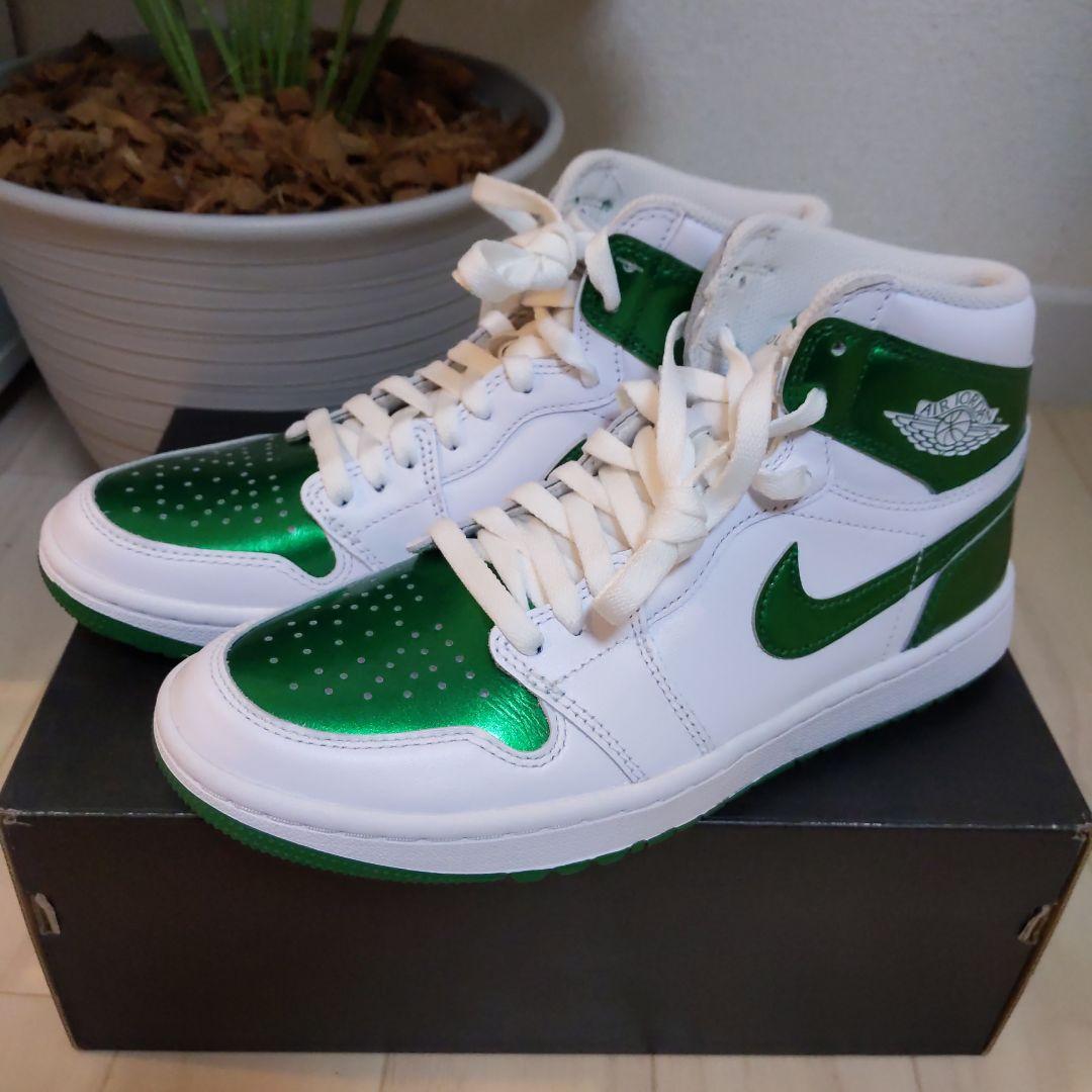 値下げ【レア】ナイキJORDAN 1 RETRO HIGH GOLF 25.5②