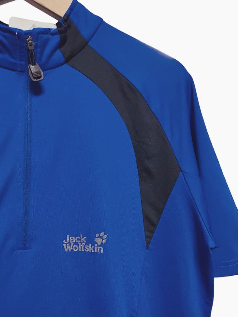 新品 ジャックウルフスキン サイクリングジャージ 半袖ジップシャツ XL