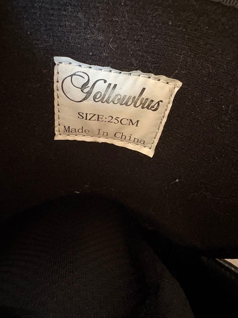 YELLOWBUS Honor ブラック スノーボードブーツ　25.0