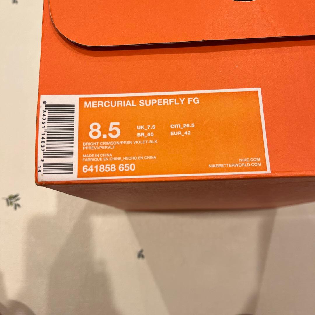 ナイキ マーキュリアル スーパーフライ 4 FG 26.5cm