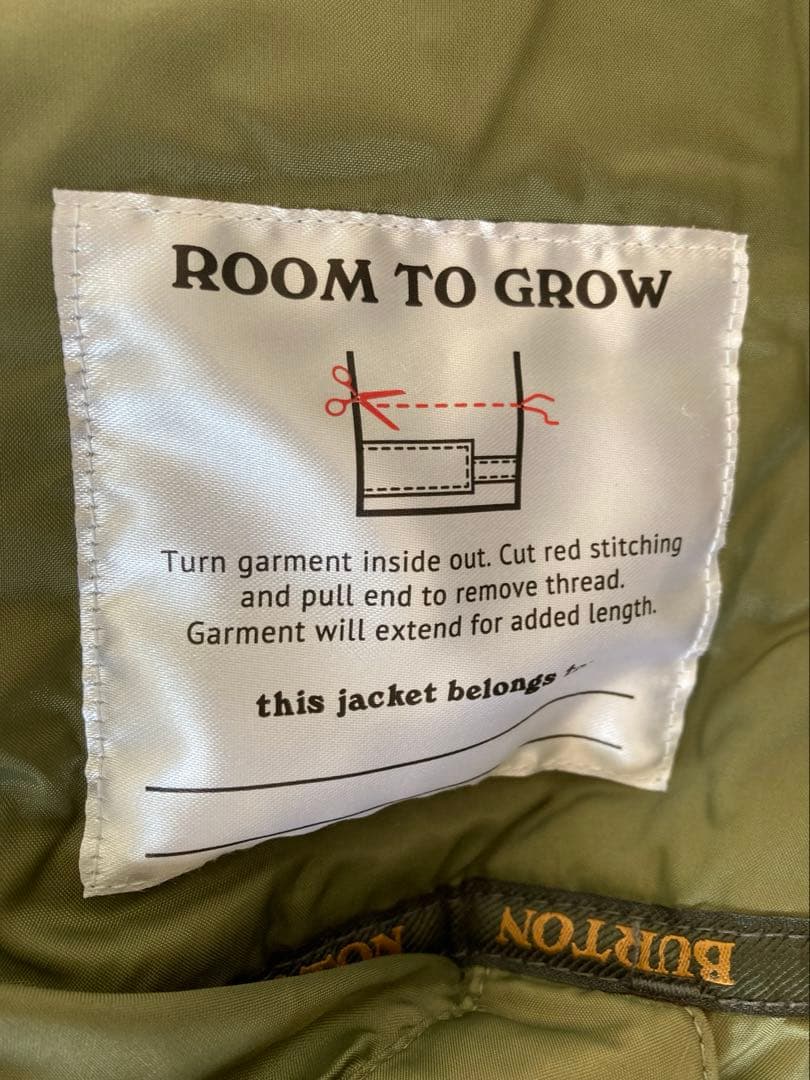 BURTON 子ども用 スノーボードウェア 赤/青