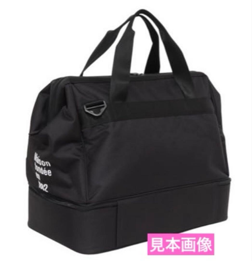 【美品】ルコックゴルフ ボストンバッグ 黒 ポリエステル